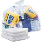 65 Gallon Clear Trash Bags, (50 W/ties) Recycling Plastic Garbage ... New. Price: $40.83.