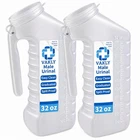 Vakly Male Urinal Bottle With Cover & Handle (pack Of 2) Translucent New. Price: $14.76.