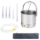 Enema Kit Stainless Steel 2 Quart Capacity Bucket 5FT Silicone Hose For Colon... New. Price: $38.42.