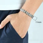 11MM Mens Flat Byzantine Chain Bracelet 316L Stainless Steel 7 INCH-10 New. Price: $9.99.
