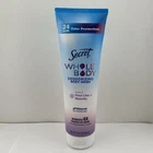 Secret Whole Body Deodorizing Wash Fresh Lilac & Waterlily, 8 Fl Oz New. Price: $13.99.
