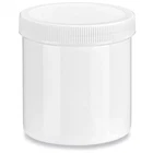 (12PACK) Berry 16 Oz Plastic Ointment Jars White With Caps New. Price: $35.00.