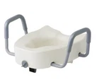 Medline Guardian 5 Raised Elongated Toilet Seat With Lock Adjustable Arms Nib New. Price: $30.00.