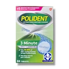 Denture Cleanser Polident 3 Minute Daily Tablets 84CT New. Price: $8.84.
