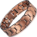 Rainso Copper Magnetic Mracelets For Men With Double-row Strong Magnets 3800... New. Price: $51.99.