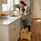 Stepup Baby Wooden Stool For Kids Toddler Handles Birch Plywood New. Price: $76.48.