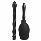 Smooth Cleanse Double Tip Enema Bulb System Silicone Black Douche Cleanstream Nr New. Price: $36.95.