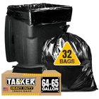 Tasker 65 Gallon Trash Bags For Toter, (value-pack 32 Count W/ties) Extra Lar... New. Price: $43.69.