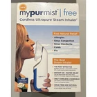 Mypurmist Free Cordless Ultrapure Handheld Personal Steam Inhaler, New Sealed. Price: $67.99.