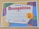 Certificate Of Recognition Awards 8-1/2 X 11 30/PACK T2965 By Trend New. Price: $14.45.