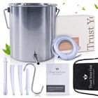 Coffee Enema Kit Stainless Steel Durable Reusable Hygienic 2 Qt Colon Cleanser New. Price: $53.66.