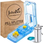 Johnbee Pill Cutter Best For Small Large 3 Piece Set, Blue New. Price: $11.74.