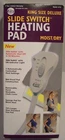 King Size Deluxe Heating Pad Slide Switch Moist/dry 60 Min. Auto Shut Off New. Price: $27.99.