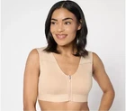 Tommie Copper Women Shoulder Support Bra Front Zip Sand Beige Size 2XL Pre-owned. Price: $18.99.