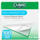 Curad Sterile Non-adherent Pads (pack Of 100), 3"X4", New. Price: $14.99.