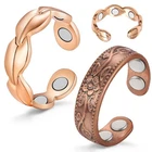 Cigmag 2PCS Copper Rings For Women Adjustable, 1-FISHTAIL & Rose Gold New. Price: $20.99.