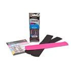 Pre-cut Kinesiology Tape: 3 Strips/package (back Black & Pink) New. Price: $8.98.