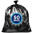 Veska 55 Gallon Trash Bags, (value Pack 50 W/ties) Large G... New. Price: $39.48.