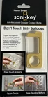 New Germ Free Antimicrobial Brass Touch Sani-key Keychain Pulling Door Open. Price: $6.00.
