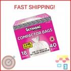 Ultrasac Trash Compactor Bags - (40 Pack With Ties) 18 Gallon For 15 Inch New. Price: $24.94.