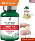 Healthy Coat Shed & Itch Relief Dog Supplements 50 Chewable Fish-flavored Tabs New. Price: $15.19.