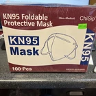 Chisip KN95 Foldable Protective Face Masks- 100PCS New In Sealed Boxes. Price: $14.88.