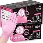 Pink Nitrile Disposable Gloves, Latex-free, 3-MIL, 1000-COUNT Case, Medium New. Price: $188.99.
