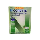 Nicorette Stop Smoking Aid 2MG Spearmint Nicotine Gum 160 Ct EXP-02/2028 New. Price: $51.00.