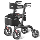 Walker Rollator Aluminum Frame Wheels Seat Blue A42003W10 Foldable Rollisroll New. Price: $259.99.