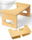 Yose Foldable Toilet Stool 7.5 Inches Bamboo Squat For Adults New. Price: $56.68.
