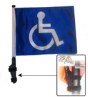 Handicap W/ Ssp Flags Ez On Extended Straps Bracket For Wide Bar Golf Carts New. Price: $37.98.
