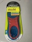 Profoot Ultra Gel Energizing Insoles Men's 8-13 New. Price: $12.98.