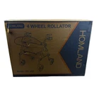Homland Foldable Rollator Walkers With Seat For Seniors, 8'' Big Wheels, 350 Lb. Open. Price: $79.99.