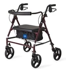 Medline Bariatric Rollator Walker W/wide Seat Foldable Heavy Duty 500LB New. Price: $129.00.