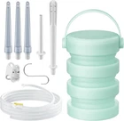 Silicone Collapsible Enema Bucket Kit, 1.2 Quart Buckt, 5.3FT Enama Hose, New. Price: $27.92.