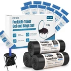 Poesie Absorbent Gel Toilet Bags Set, 8 Gallon Compostable Portable Ba... New. Price: $67.49.