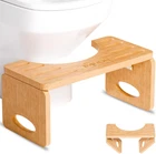 Beinilai Foldable Toilet STOOL,7 Inches Poop For Bathroom,bamboo New. Price: $31.99.