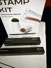 Madluvv Brow Stamp Kit True Red Plus Shimmer Highlighter & Clear Gel Nib New. Price: $18.14.