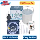 Stainless Steel Enema Bucket Kit 2 Quart For Coffee And Water Colon Cleansing New. Price: $63.65.