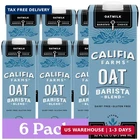 Califia Farms - Oat Barista Blend Milk, 32 Oz (pack Of 6), Shelf New. Price: $25.29.