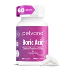 Pelvana Boric Acid Suppositories For Women 60 Count Vaginal Odor New. Price: $19.95.