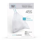 Home Zone Living 12 Gallon Kitchen Trash Bags With Drawstring Code 45S New. Price: $28.64.