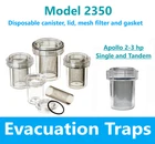 Dental Evacuation Trap Disposable Canister Apollo 2-3 Hp Single & Tandem #2350 New. Price: $26.95.
