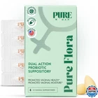 Pure Woman Flora Vaginal Probiotic Suppository - 4 Strain Lactobacillus + New. Price: $53.59.