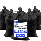 Durasack Heavy Duty With Tie Strings Empty Woven 10 Sandbags, Black New. Price: $14.49.
