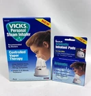 Vicks Steam Inhaler-personal Therapy V1200-6-VV1 New W/ Inhalant Pads. Price: $23.50.