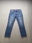Mutual Wave Men Denim Jeans 33X30 Blue Logo Button 5 Pockets Ankle Casual Pre-owned. Price: $56.94.