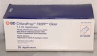 60PCS - Bd Chloraprep Frepp Clear 1.5ML Applicators Boxes Ref 930299 Exp 07/25 New. Price: $18.50.
