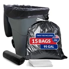 Reli. 95 Gallon Trash Bags Heavy Duty (15 Count) (pack Of 15), Black New. Price: $34.49.