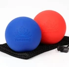 Physical Yoga Balls Massage Lacrosse For Myofascial Red And Dark Blue New. Price: $10.13.